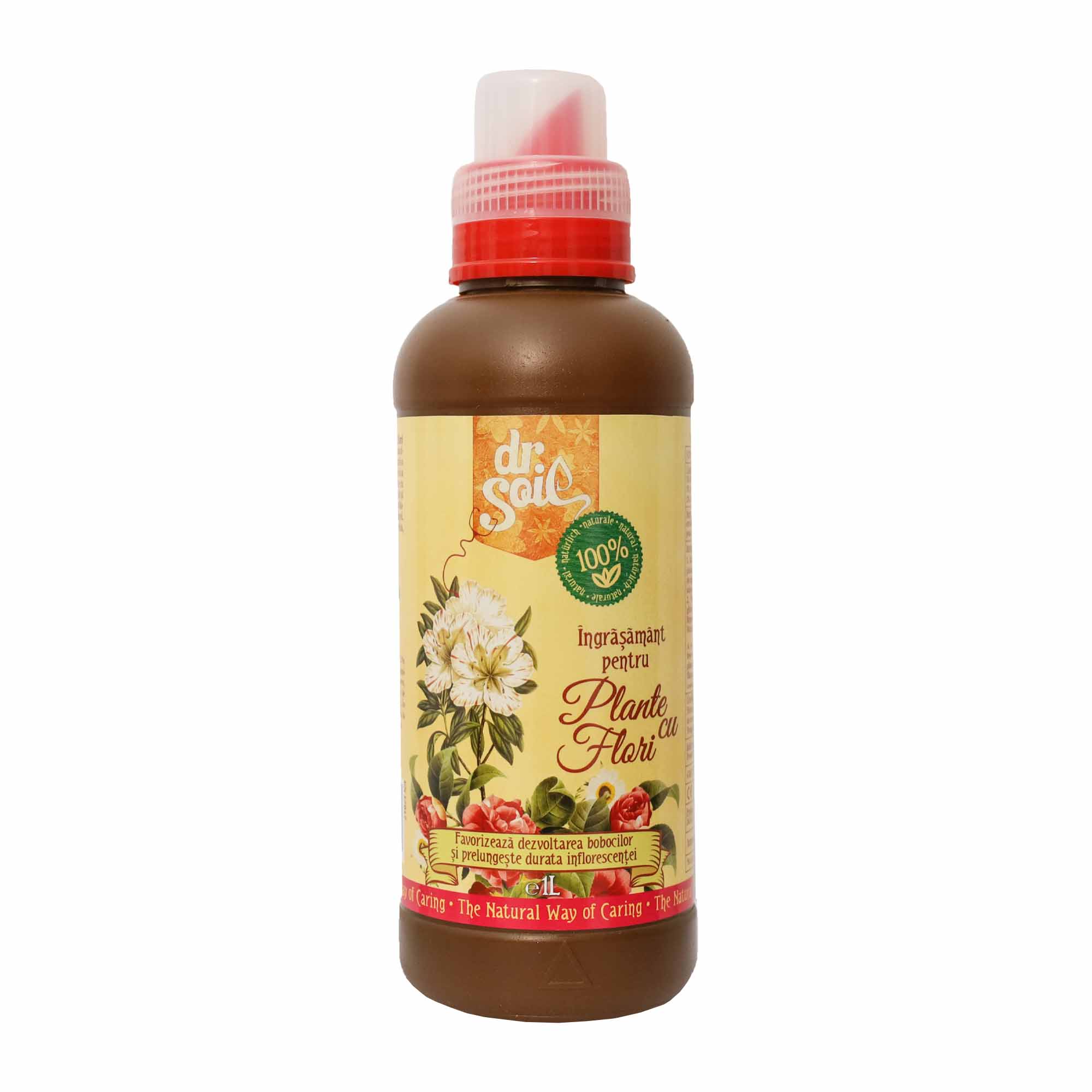 Dr.Soil Ingrasamant organic lichid pentru plante cu flori, 1litru