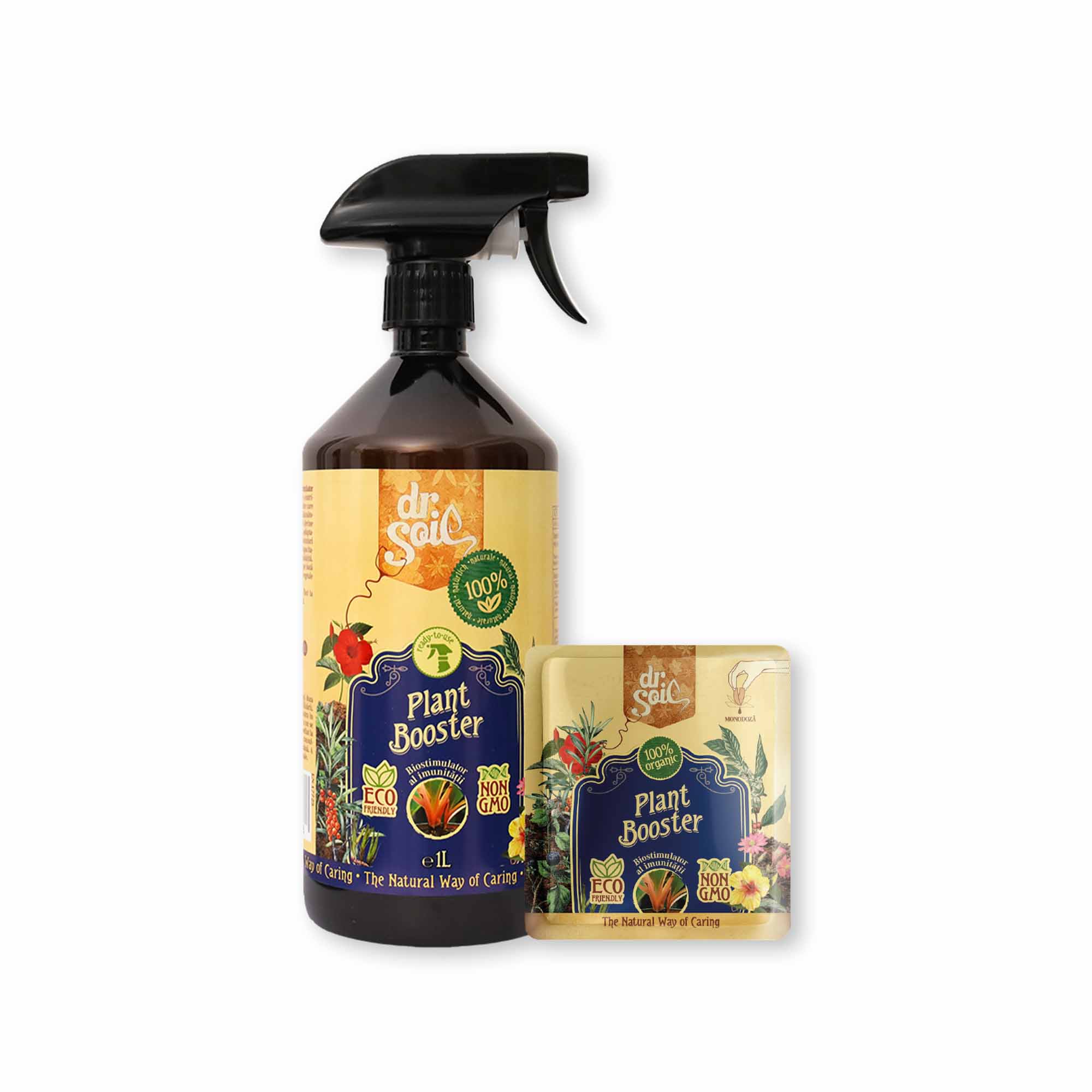 Set Dr.Soil Plant Booster 1L + monodoza de refill