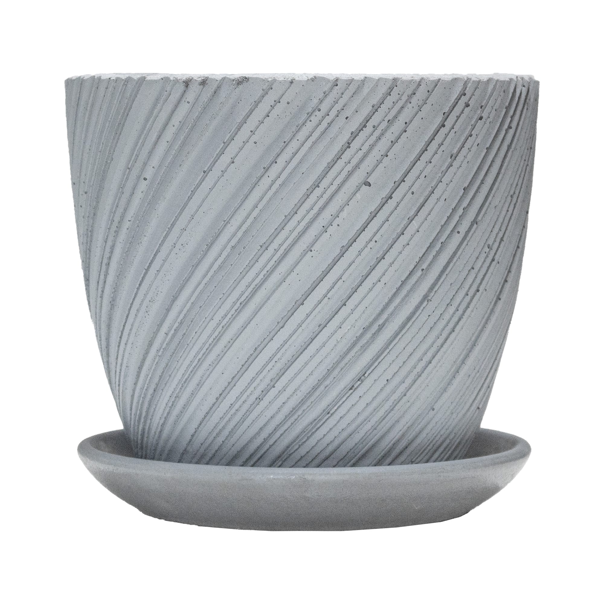 Ghiveci ceramic Soloma Gray Buton