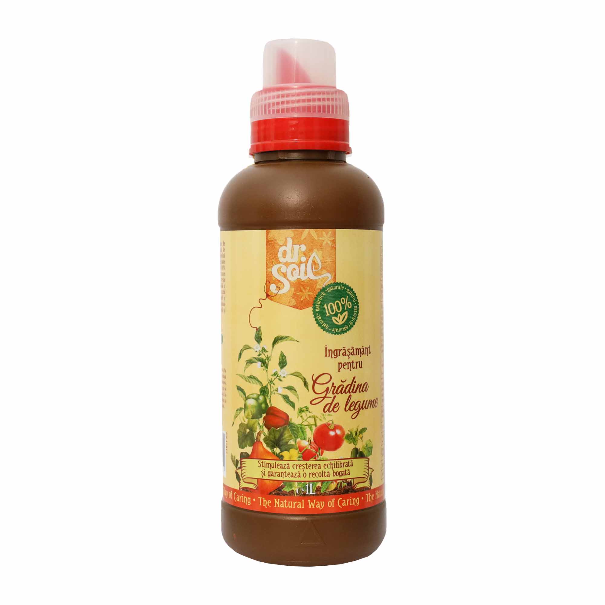Dr.Soil Ingrasamant organic lichid pentru gradina de legume, 1litru