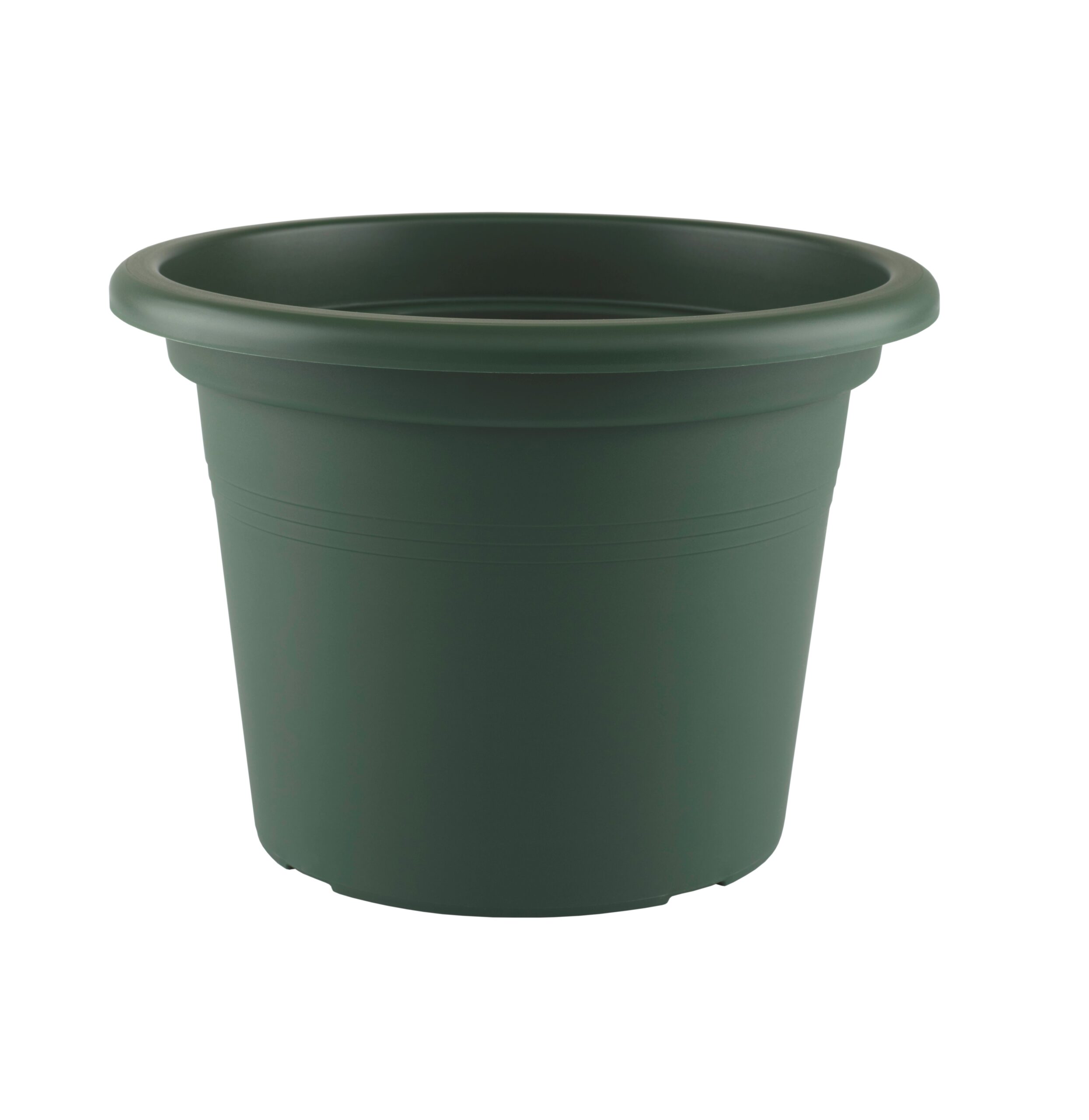 Ghiveci Venezia cilindric 25cm, culoarea verde inchis