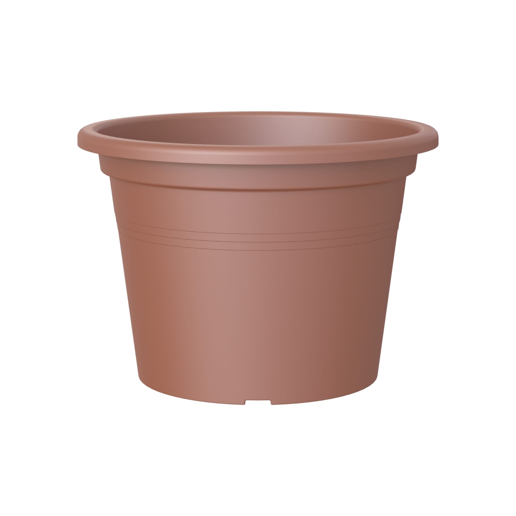Ghiveci Venezia cilindric 20cm, culoarea terra