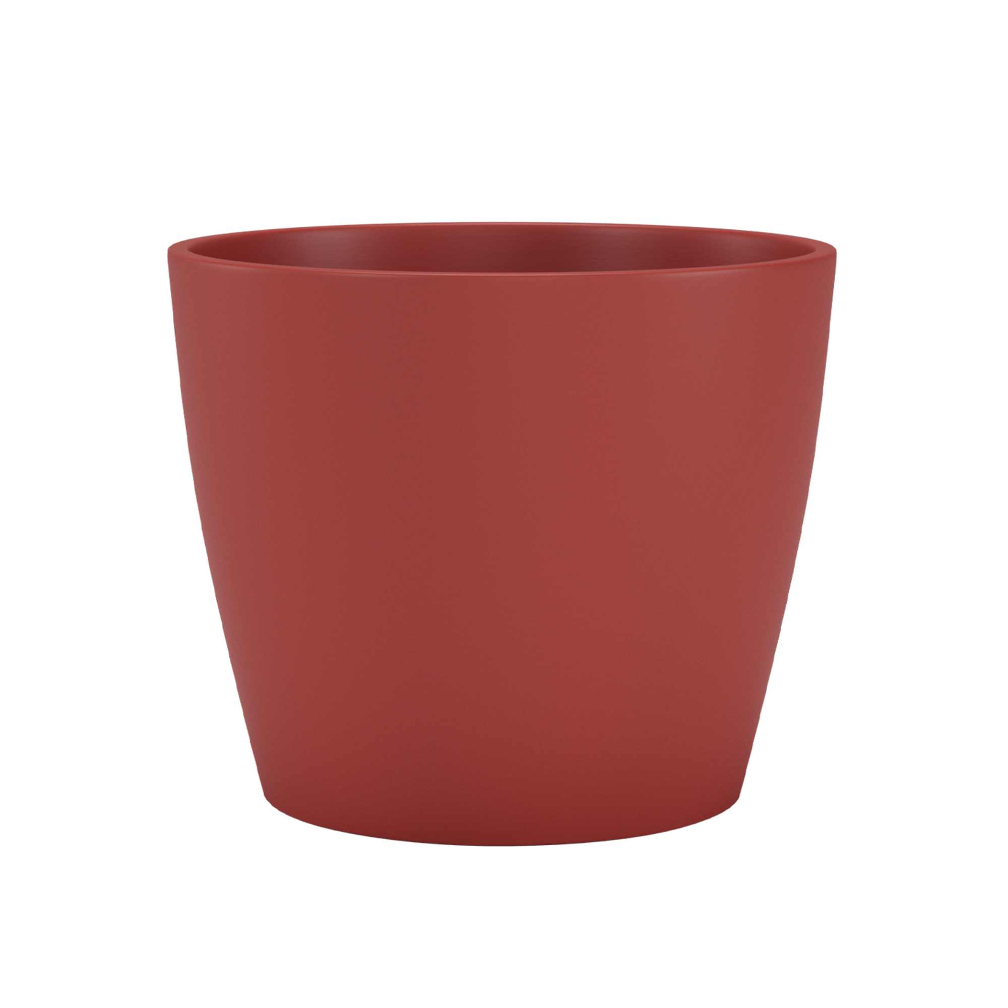 Ghiveci ceramic Nubia 17 cm, culoarea rosu