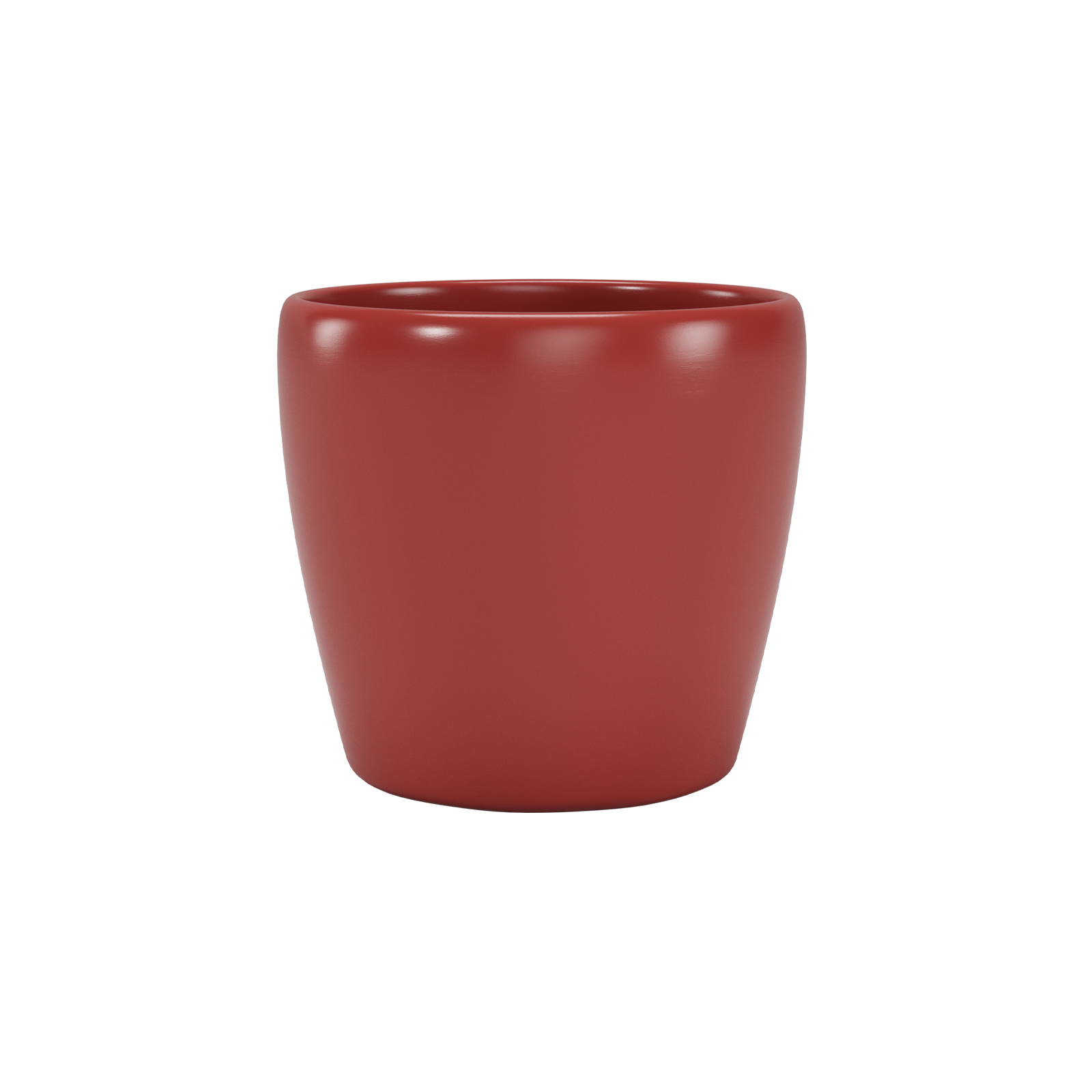 Ghiveci ceramic Nubia pentru Cactusi 8 cm, culoare rosu