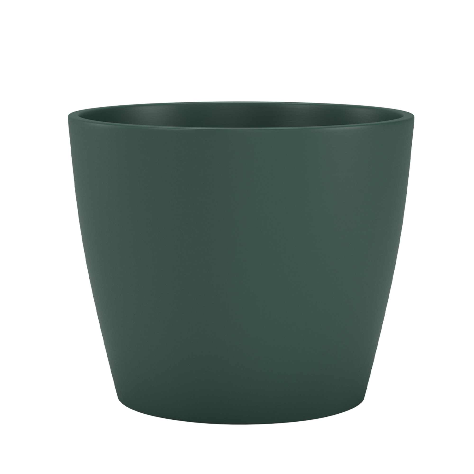 Ghiveci ceramic Nubia 17 cm, culoarea verde
