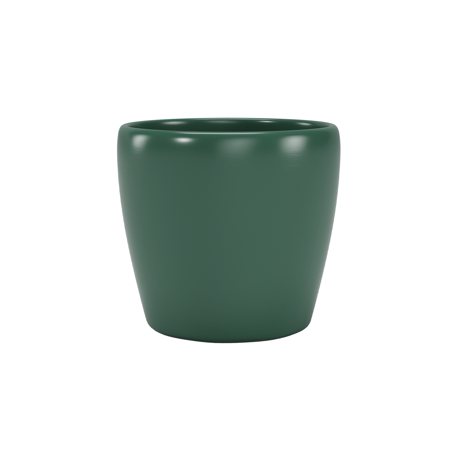 Ghiveci ceramic Nubia pentru Cactusi 8 cm, culoare verde