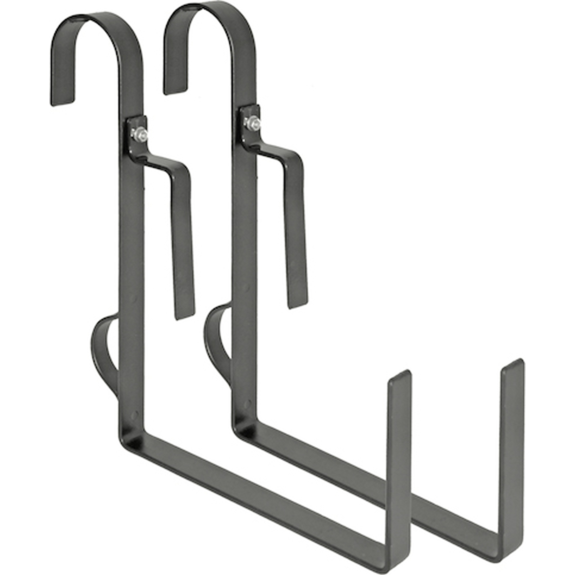 Set de 2 suporti pentru jardiniere, culoare antracit