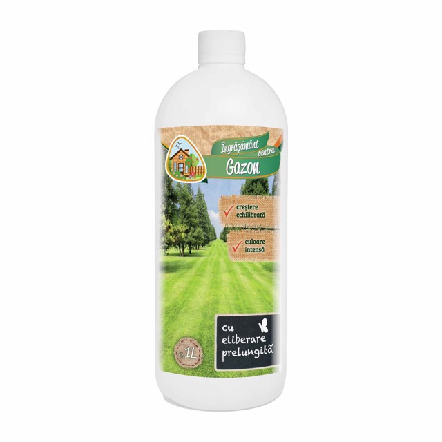 Ingrasamant pentru gazon 1l NPK 7-4-5 + microelemente