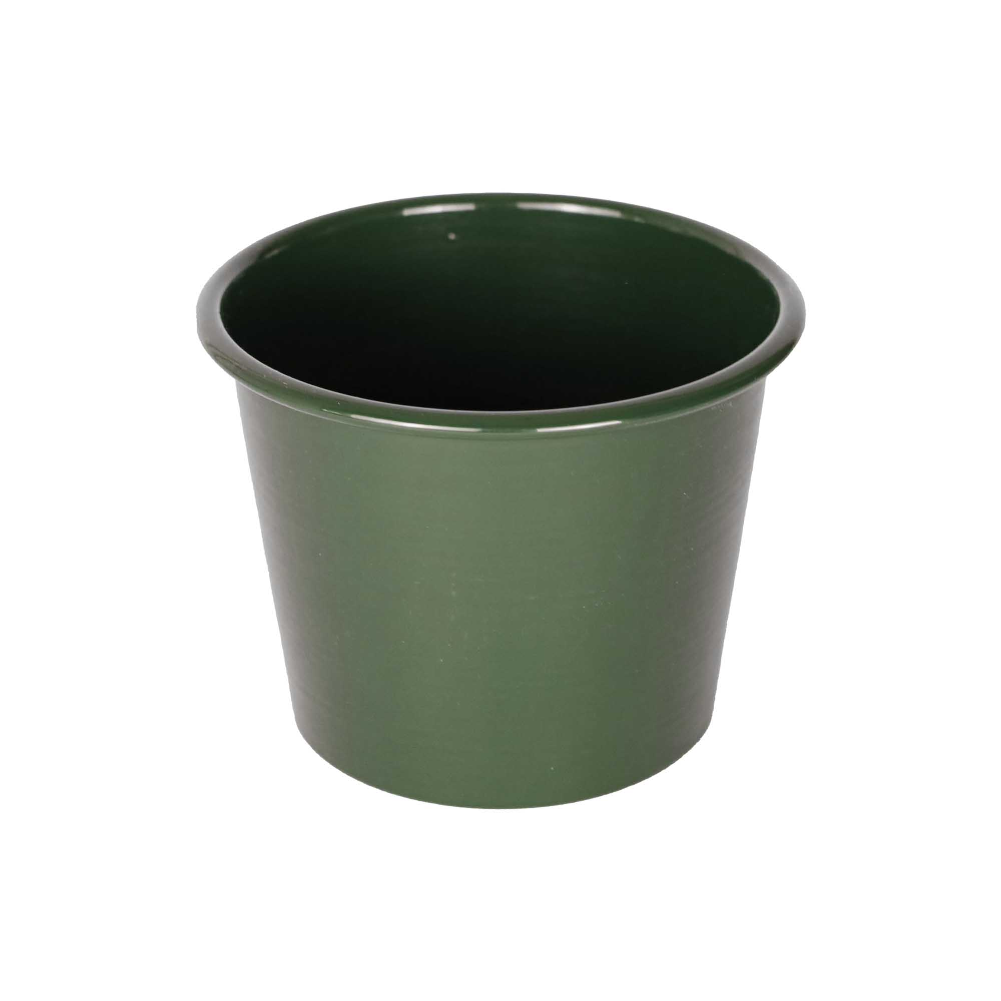 Ghiveci metalic Mary\'s Garden Supplies 7.5 cm, culoarea verde