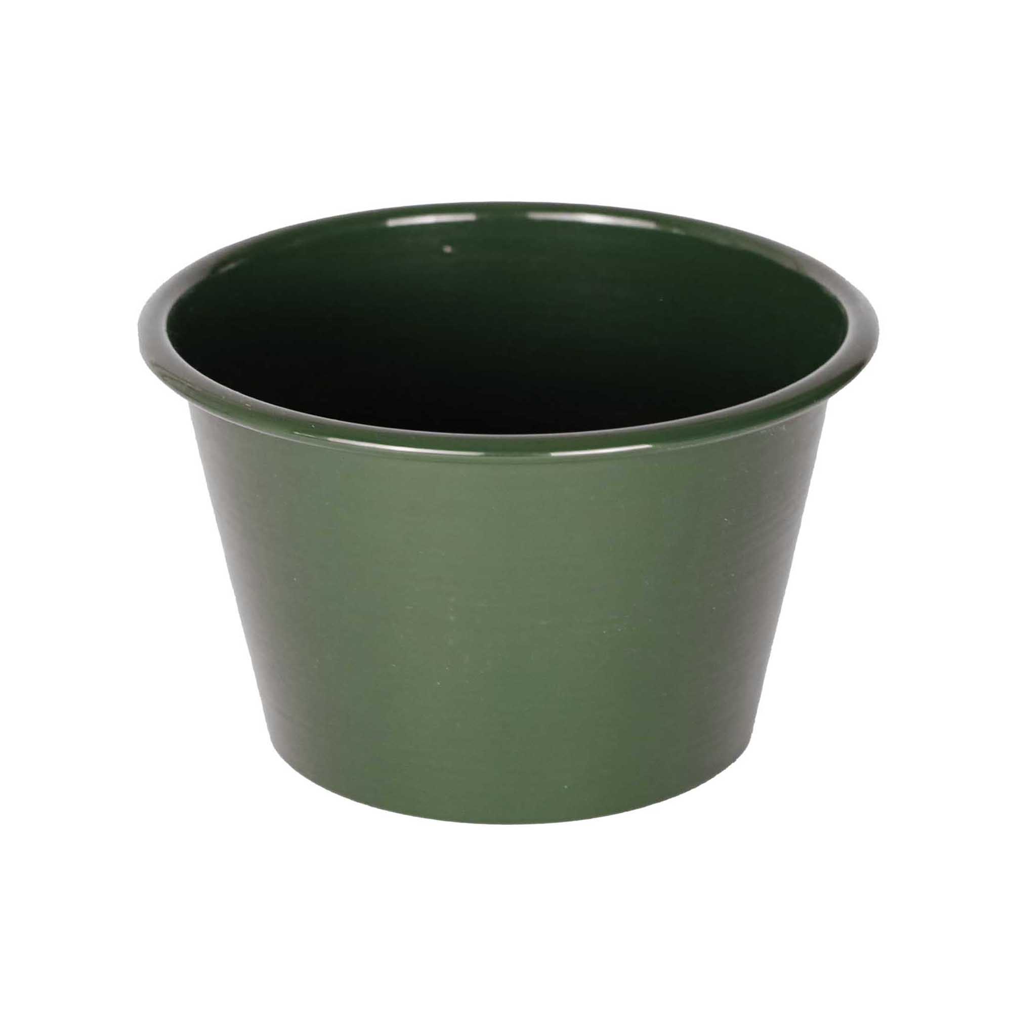 Ghiveci metalic Mary\'s Garden Supplies 11.5 cm, culoarea verde