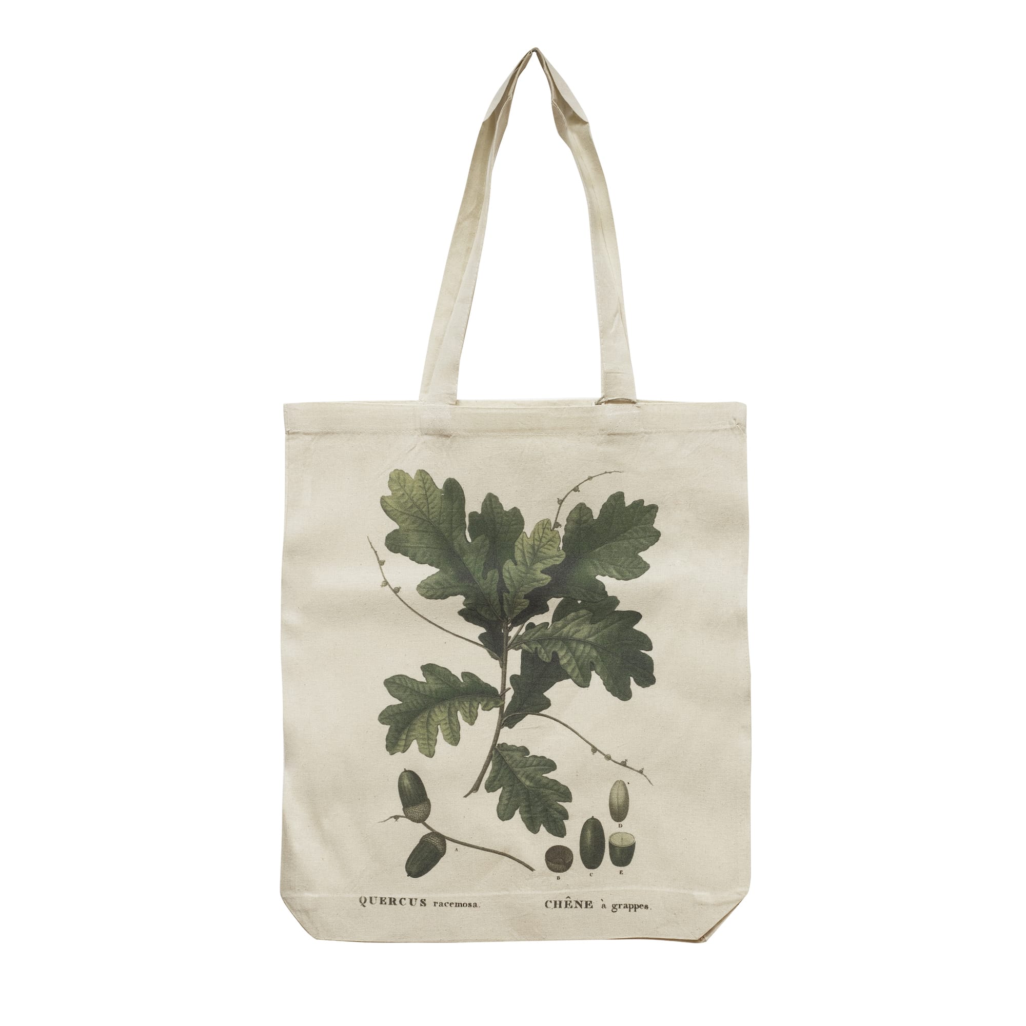 Sacosa de panza cu imprimeu botanic 38 x 42 cm - acorn