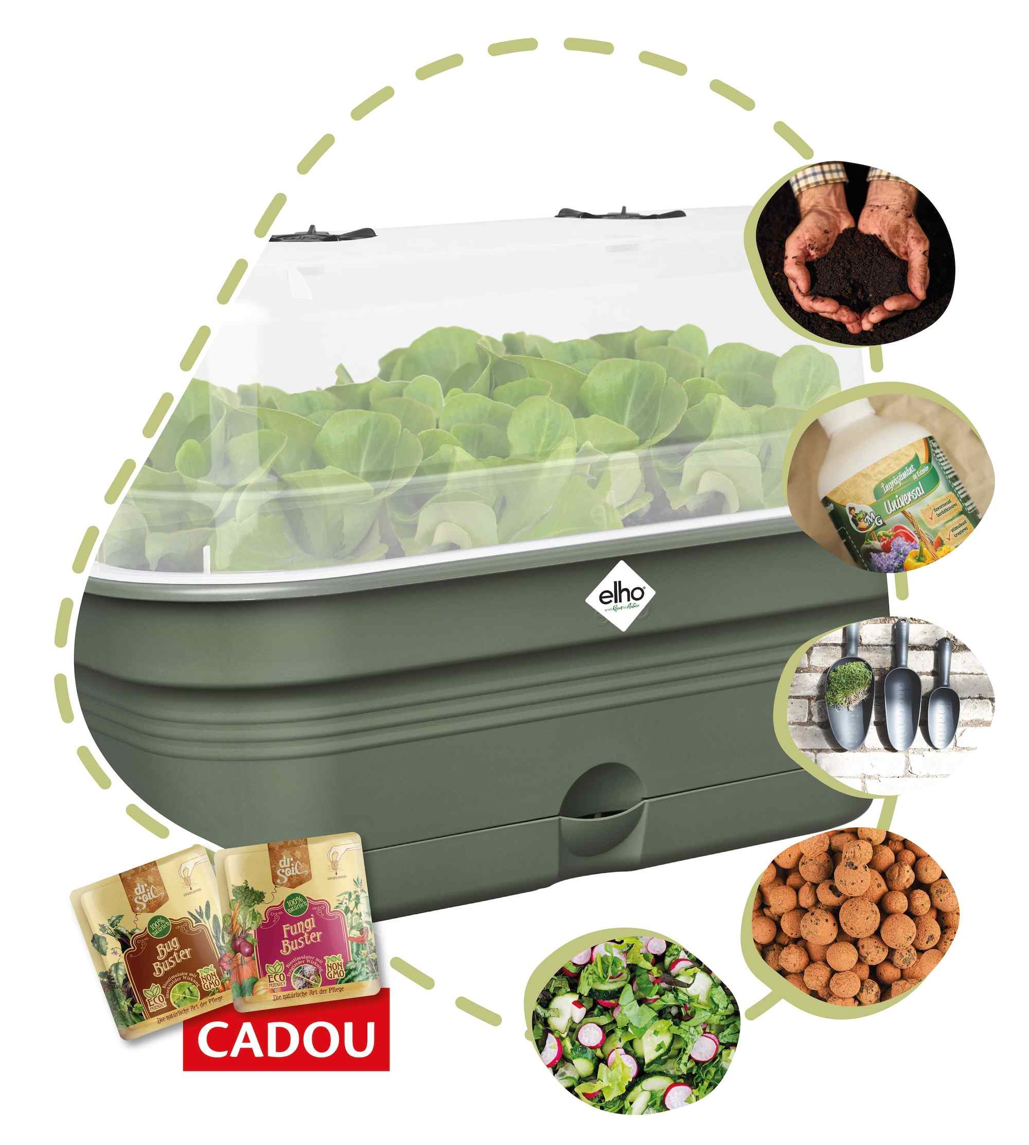 Vegan Party -  kit complet de crescut propriile legume pe balcon