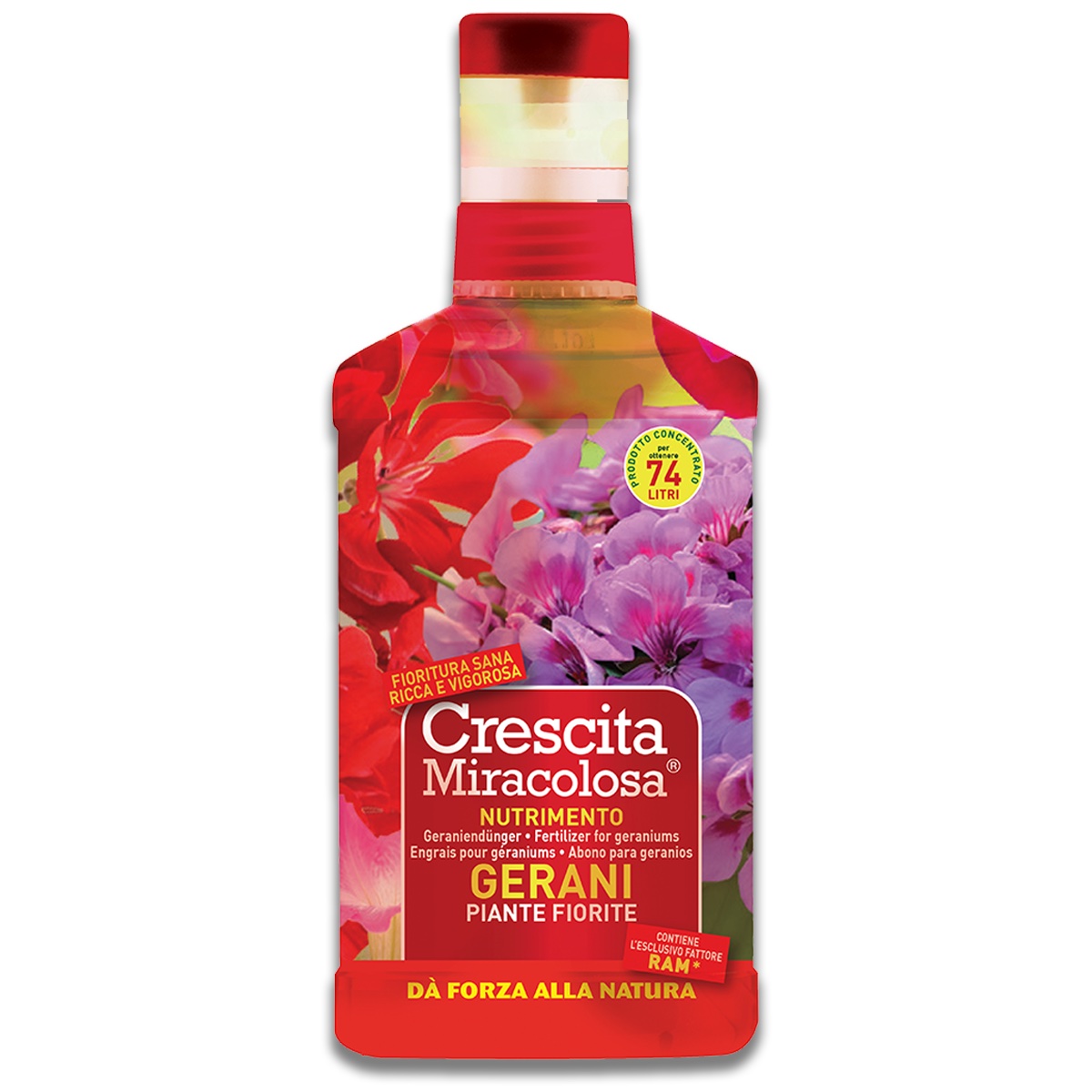 Crescita Miracolosa Ingrasamant lichid pentru Muscate si plante cu flori 750ml