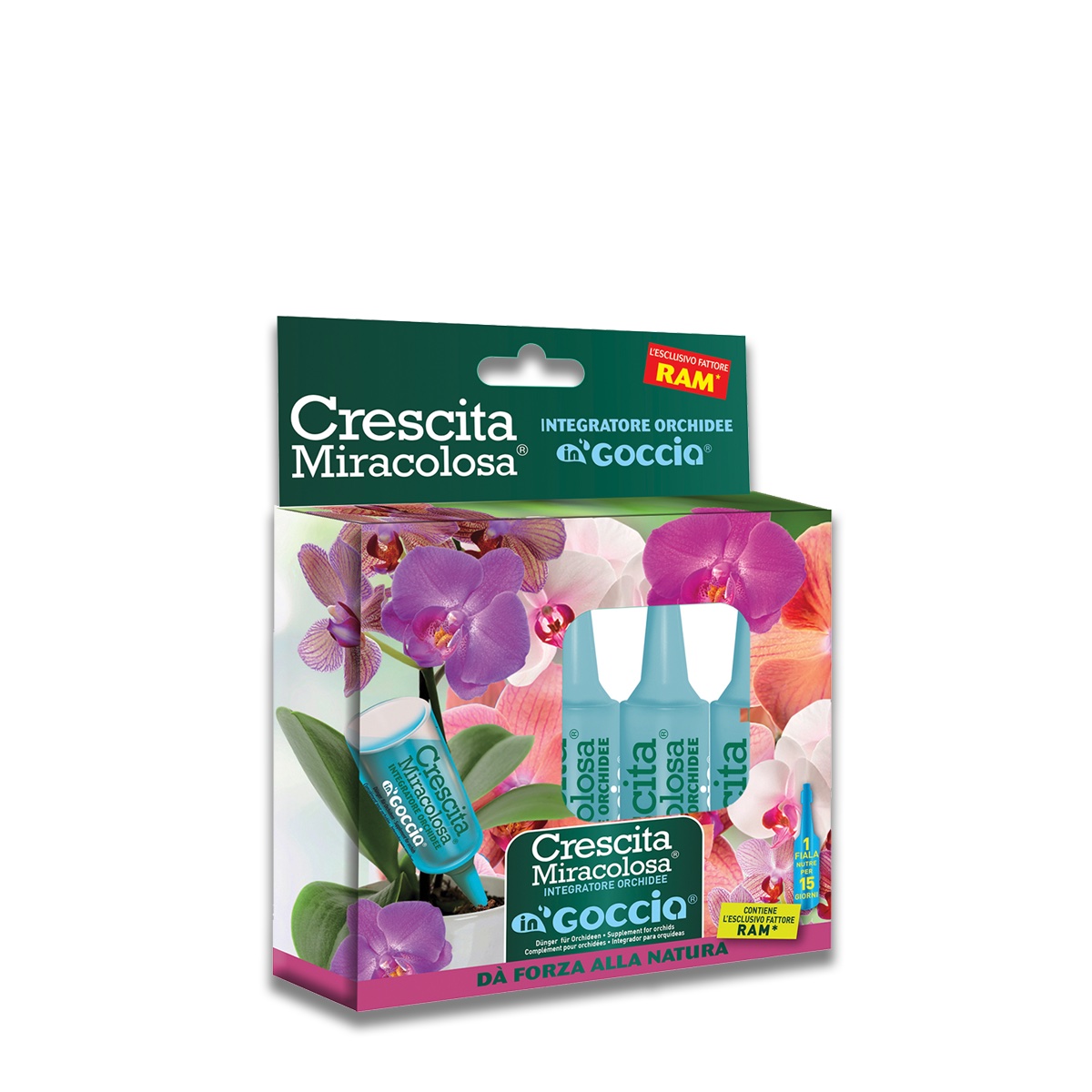 Crescita Miracolosa Set flacoane ingrasamant orhidee 5 x 32 ml