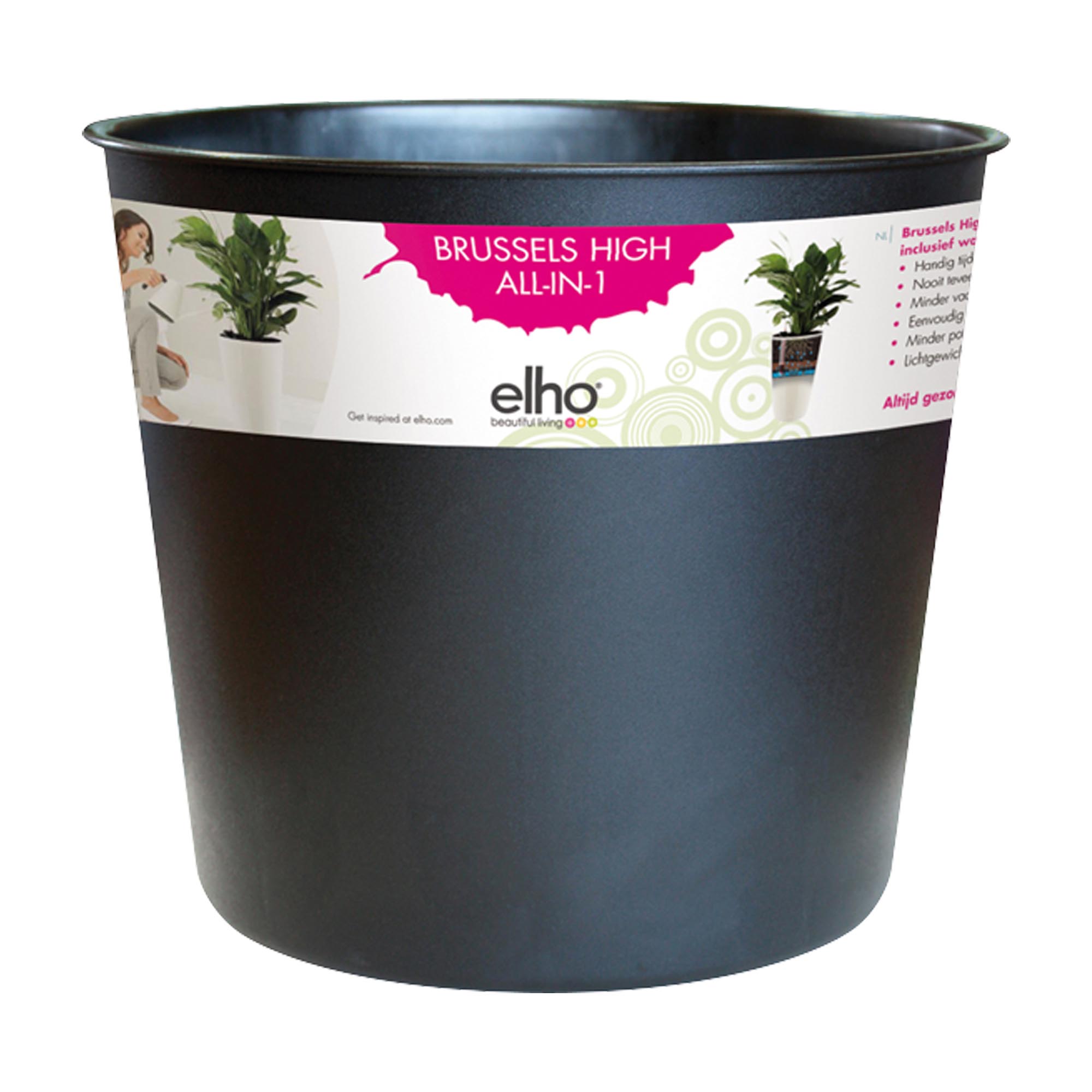brussels diamond high easy insert 27cm living black