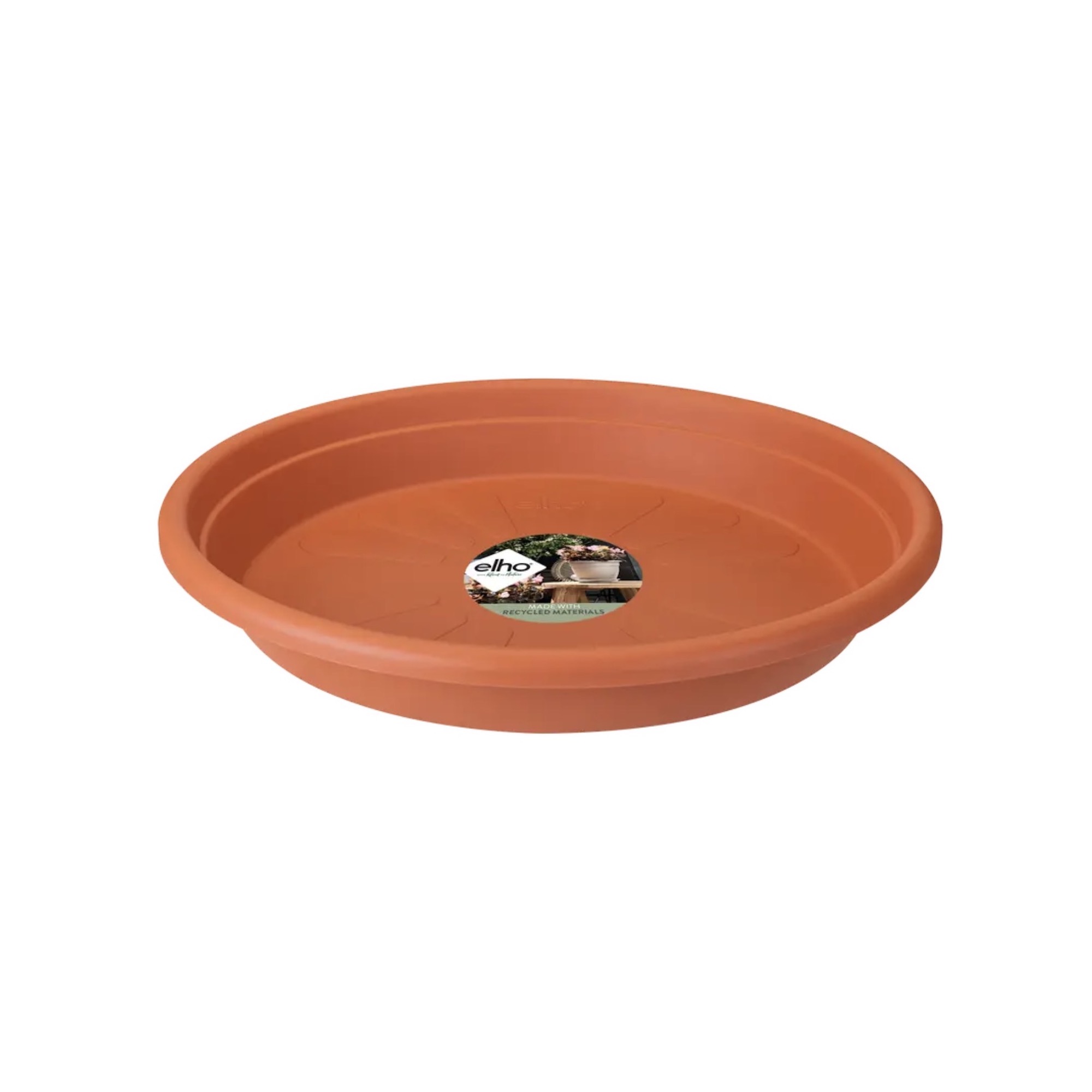universal saucer round 40cm terra