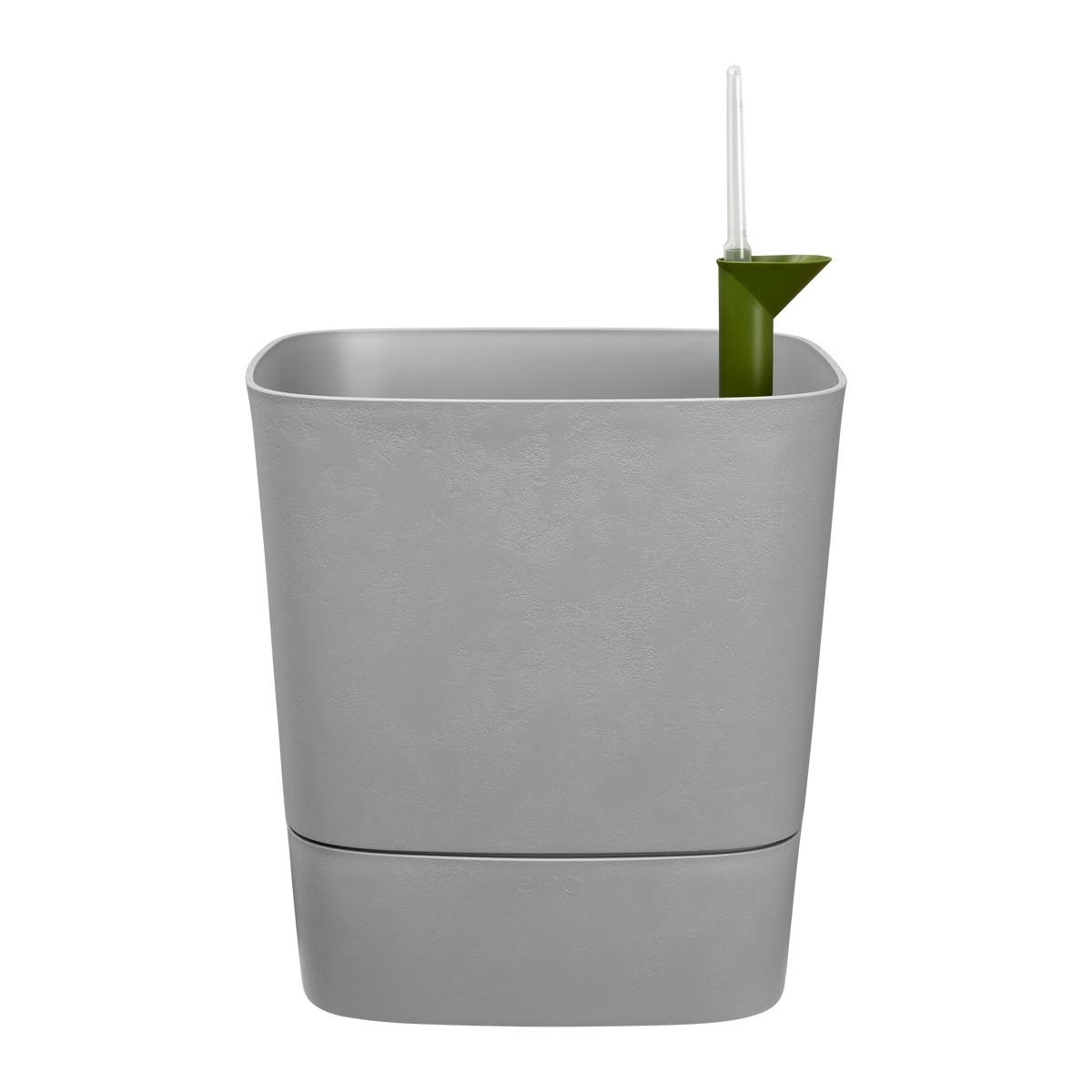 greensense aqua care square 38cm light concrete