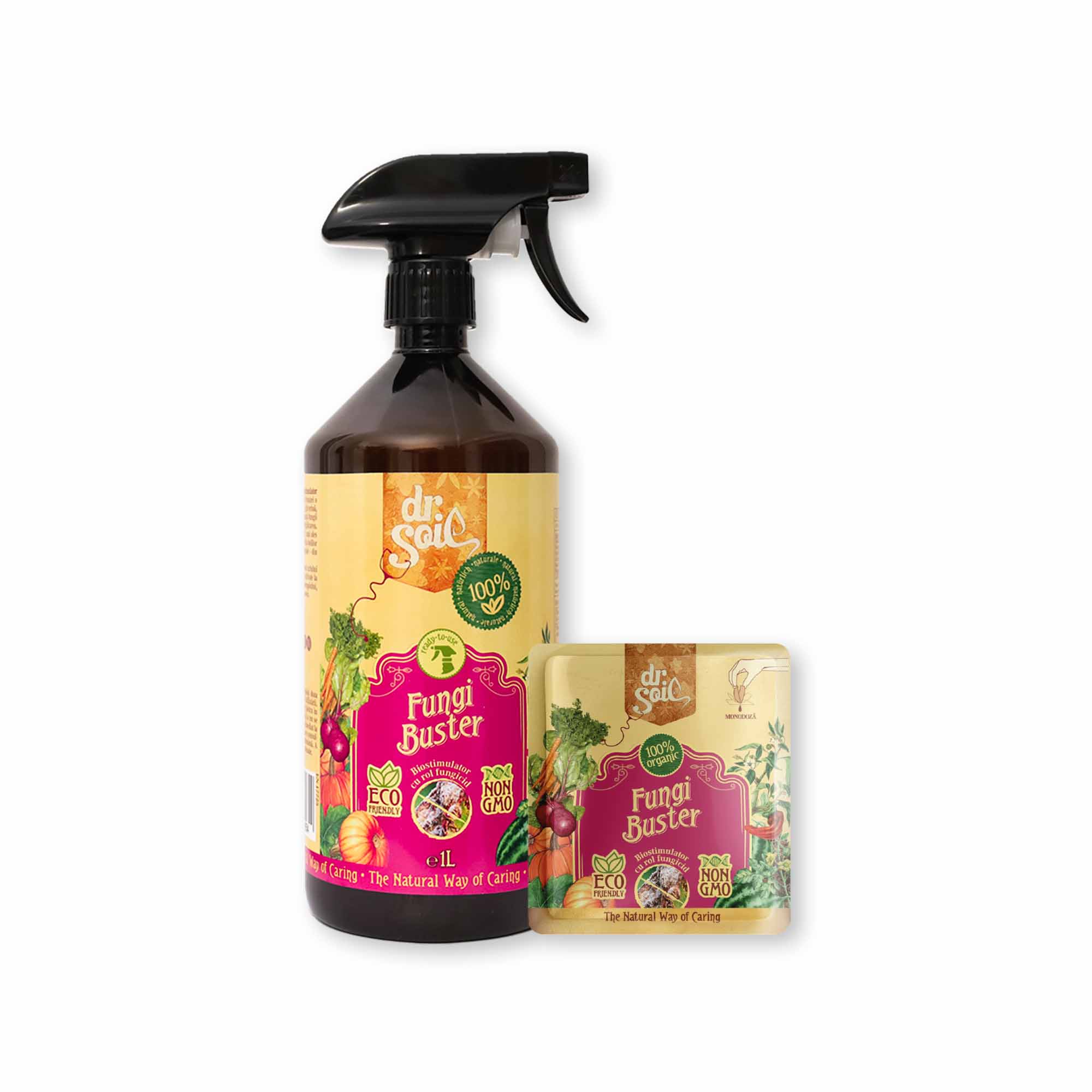 Set Dr.Soil Fungi Buster 1L + monodoza de refill