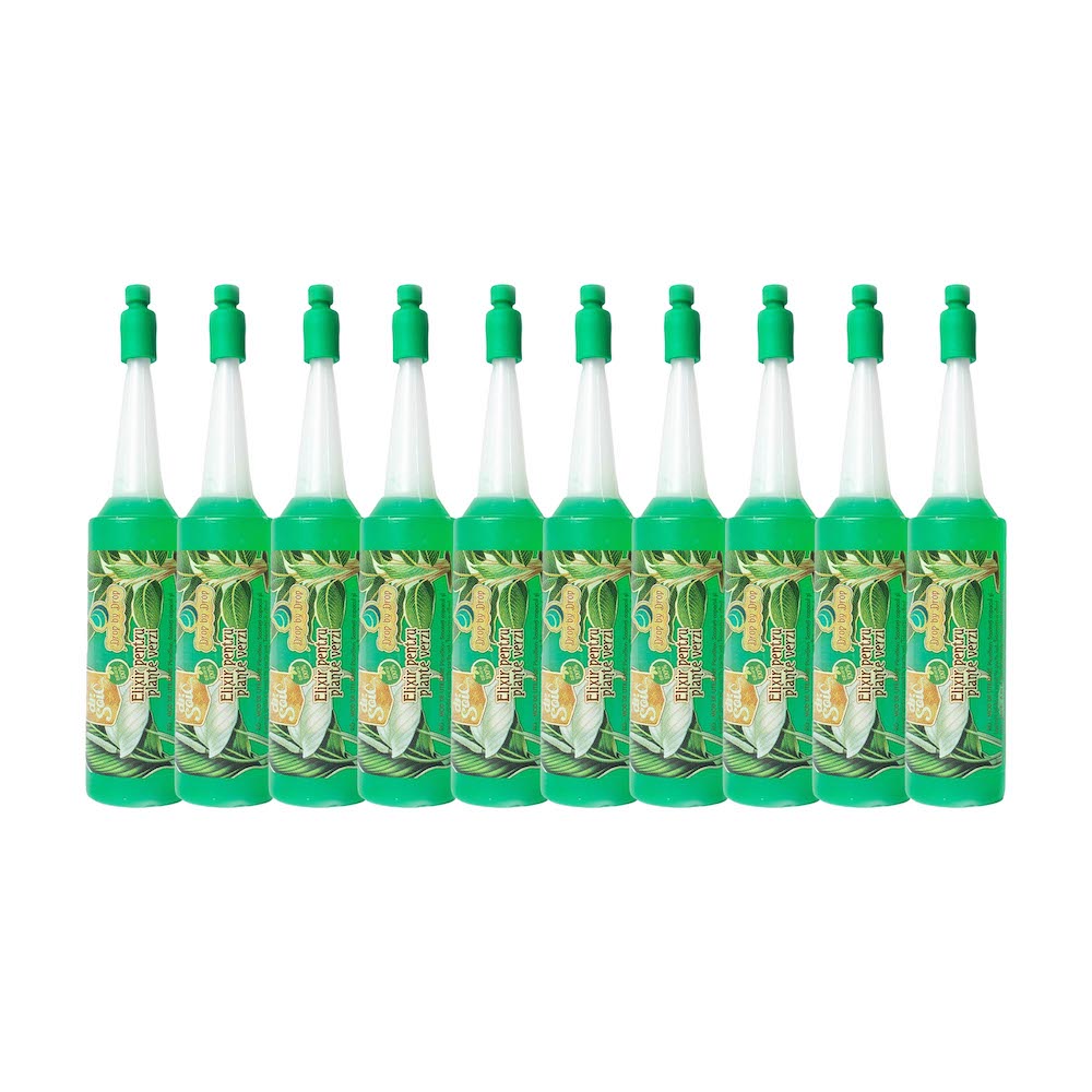 Set 10 Fiole Dr.Soil Drop-by-Drop pentru Plante Verzi - supliment de hranire gata de utilizare, 32ml fiola
