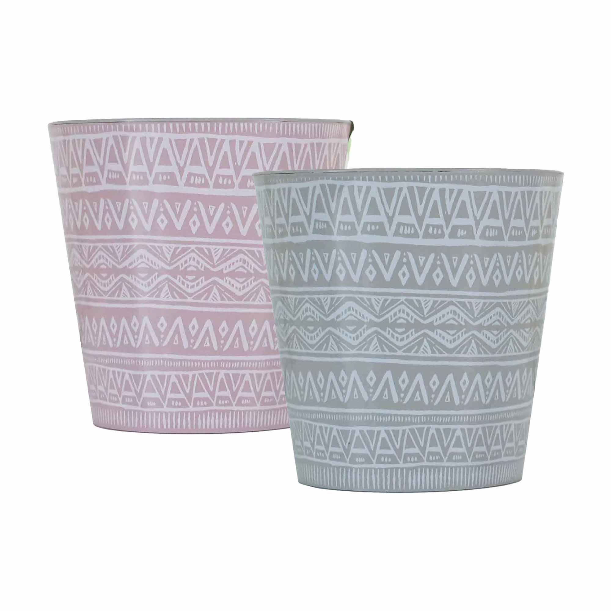 Set 2 Ghivece cu autoudare Deco, 13x12,5 cm, culori Cocoa / Fressia